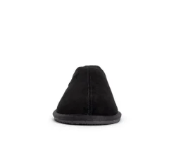 MUK LUKS Men's Dave Printed Berber Suede Slippers