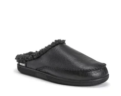 MUK LUKS Men's Faux Leather Clog Slippers