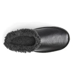 MUK LUKS Men's Faux Leather Clog Slippers