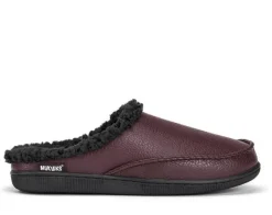 MUK LUKS Men's Faux Leather Clog Slippers