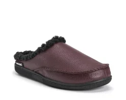 MUK LUKS Men's Faux Leather Clog Slippers