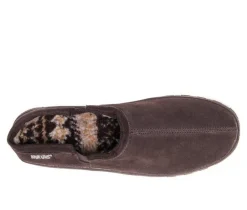 MUK LUKS Men's Matt Printed Berber Suede Clog Slippers