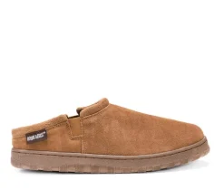 MUK LUKS Men's Matt Printed Berber Suede Clog Slippers