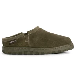 MUK LUKS Men's Matt Printed Berber Suede Clog Slippers