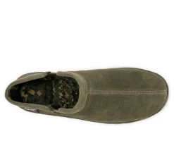 MUK LUKS Men's Matt Printed Berber Suede Clog Slippers