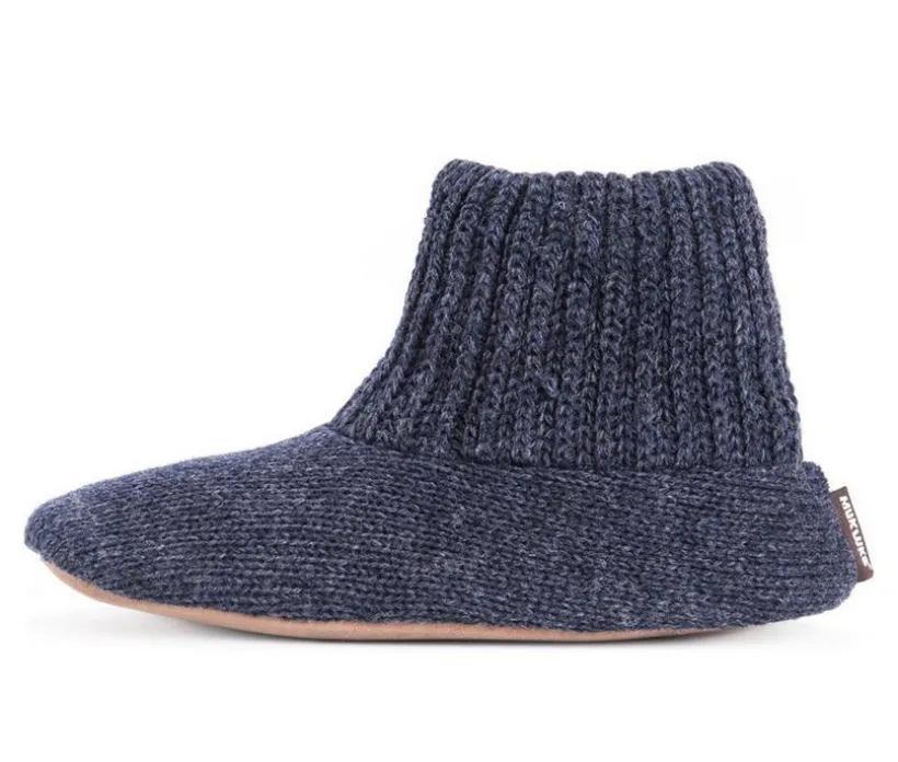 MUK LUKS Men's Morty Ragg Wool Slipper Sock