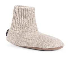 MUK LUKS Men's Morty Ragg Wool Slipper Sock