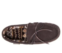 MUK LUKS Men's Paul Printed Berber Suede Moccasins