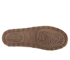 MUK LUKS Men's Paul Printed Berber Suede Moccasins
