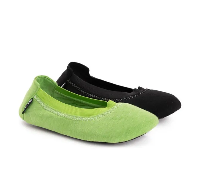 MUK LUKS 2 Pack Travel Slipper Set