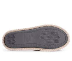 MUK LUKS Sally Micro Chenille Open Toe Scuff Slippers
