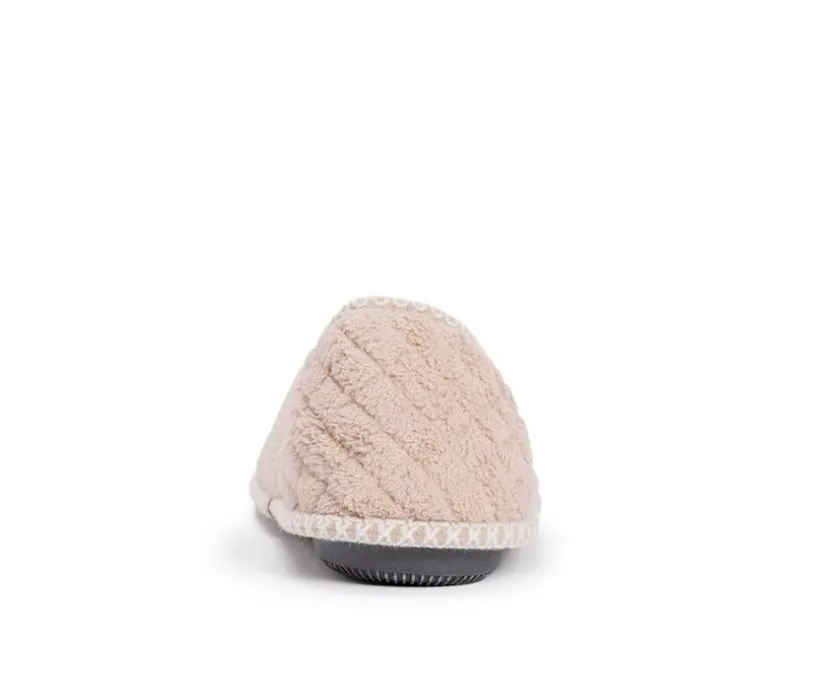 MUK LUKS Women's Beverly Micro Chenille Slip-on Slippers
