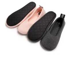 MUK LUKS Women's Travel Ballerina 2 Pack Slippers