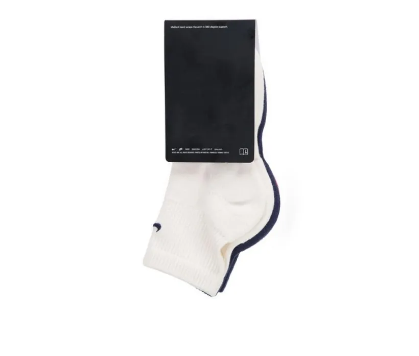 Nike 3 Pack Everyday Cush Quarter Socks