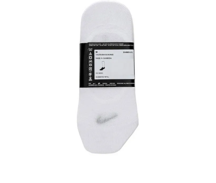 Nike 3 Pair Everyday Lightweight Footie Socks