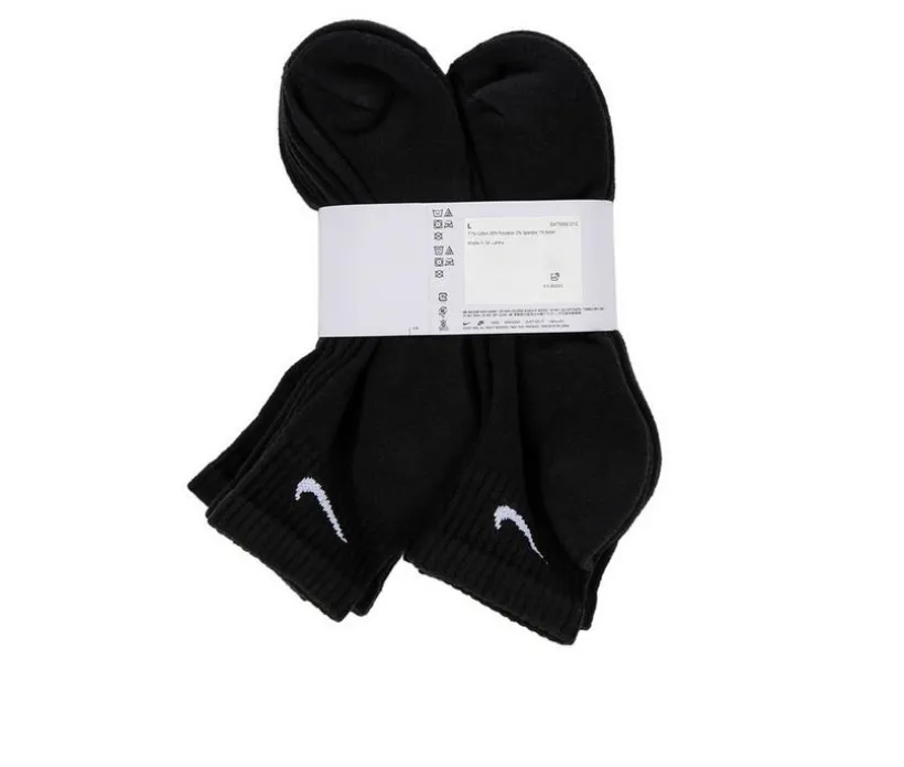 Nike 6 Pr Cushioned Quarter Length Socks