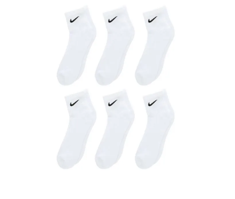 Nike 6 Pr Cushioned Quarter Length Socks