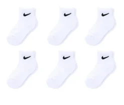 Nike 6P Youth Cushioned Quarter Socks