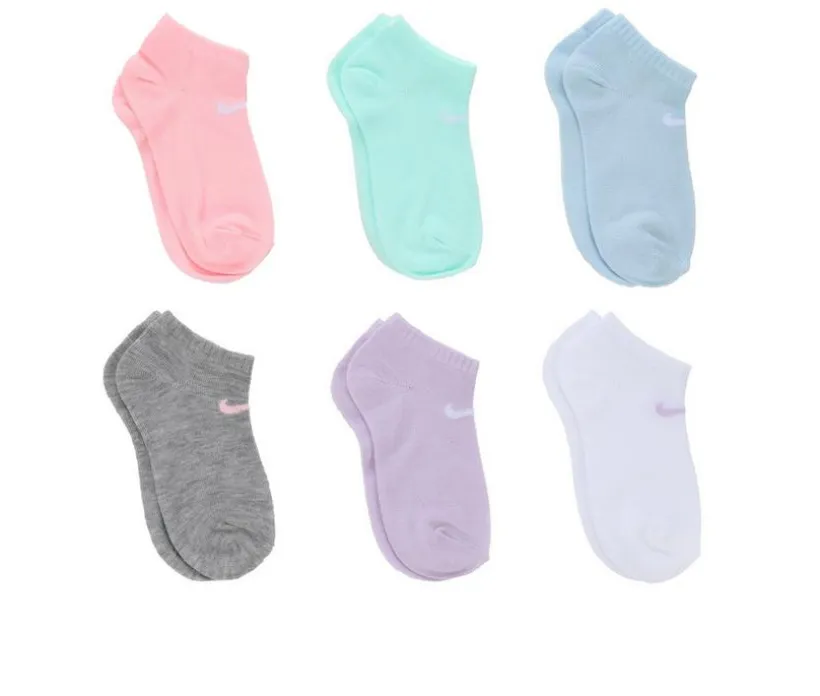 Nike Toddler 6p Basic No Show Socks