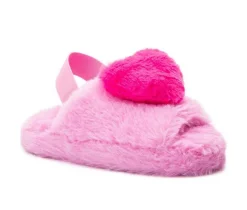 Olivia Miller Little Kid & Big Kid Protruding Heart Slippers