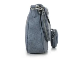 Sam & Libby Denim Crescent Shoulder Handbag