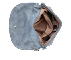 Sam & Libby Denim Crescent Shoulder Handbag