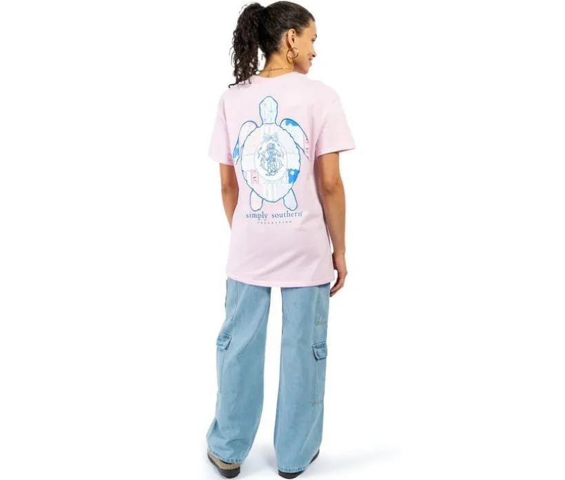 Simply Southern Track Turtle Short Sleeve Tee