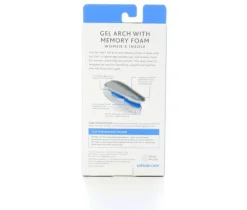 Sof Sole 3/4 Gel Arch Memory Support Insoles