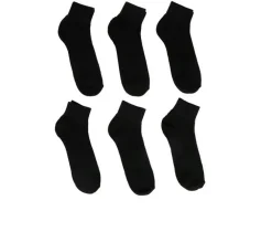 Sof Sole 6 Pair Comfort Cushioned Quarter Socks