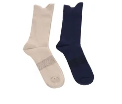 Sof Sole 2P Double Tab Crew Socks