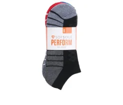 Sof Sole 6p Men's Hexagon No Show Socks