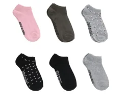 Steve Madden 6 Pack DItsy Floral Low Cut Socks