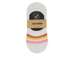 Steve Madden 5 Pack Patterned Foot Liner Socks