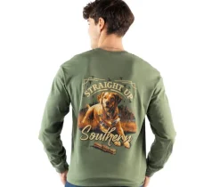 STRAIGHT UP SOUTHERN Duck Call Lab Long Sleeve Tee
