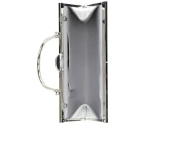 Vanessa Metal Frame Burst Bag