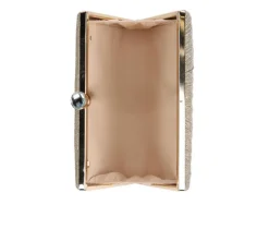 Vanessa Pleated Glitter Clutch