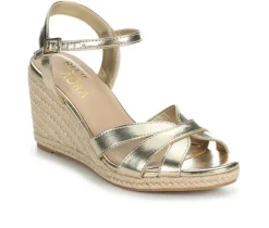 Women's Blue Aura Avery Wedges