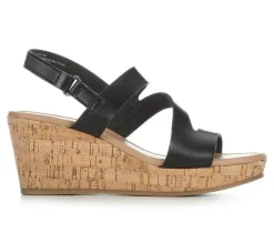 Women's Blue Aura Daria Wedges