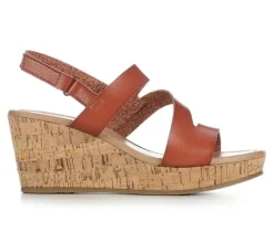 Women's Blue Aura Daria Wedges