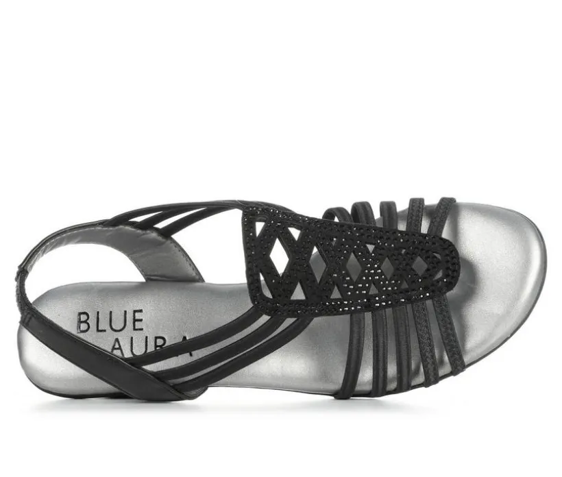 Women's Blue Aura Ellian Dress Sandals