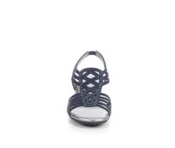 Women's Blue Aura Ellian Dress Sandals