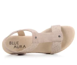Women's Blue Aura Jenna Wedges
