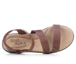 Women's Blue Aura Taren Sandals