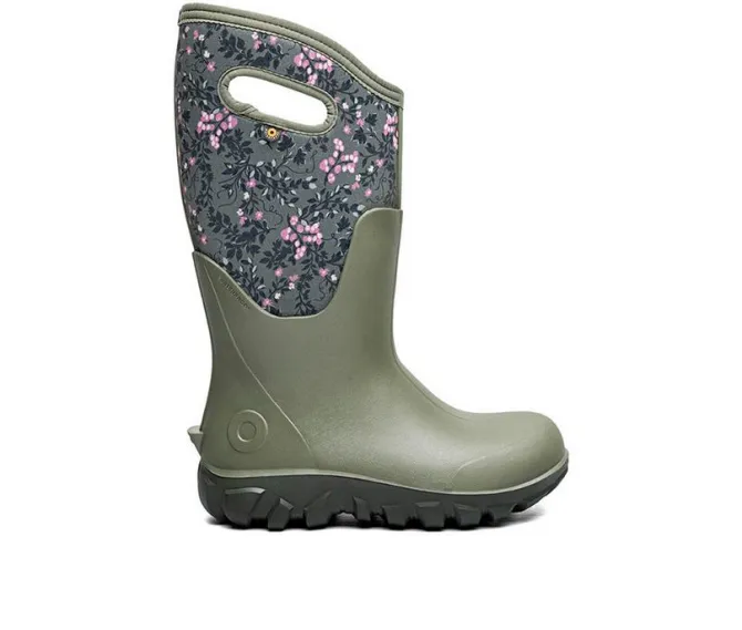 Women's Bogs Footwear Classic Seamless Demure Floral Rain Boots