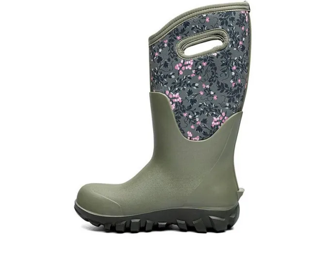 Women's Bogs Footwear Classic Seamless Demure Floral Rain Boots