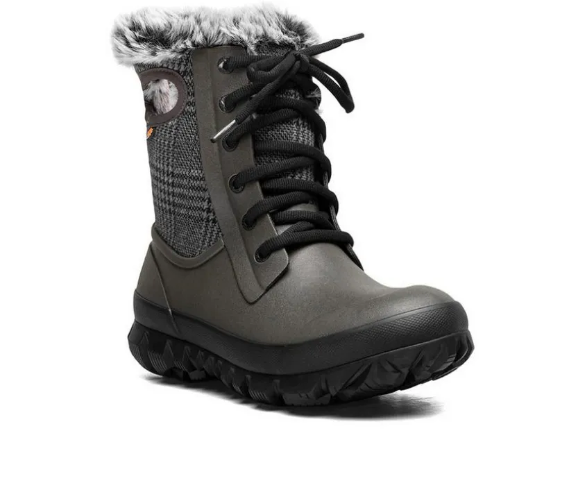 Women's Bogs Footwear Women's Arcata Plaid Winter Boots