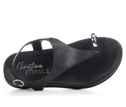 Women's Christina Royale Blueblle Footbed Sandals