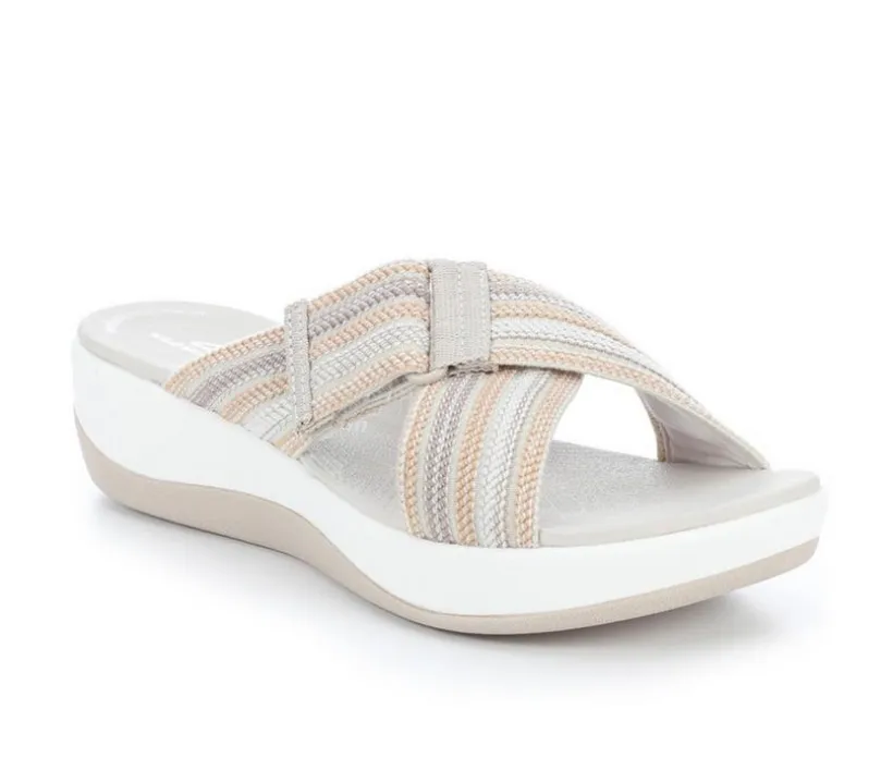 Women's Clarks Arla Wave Wedge Sandals