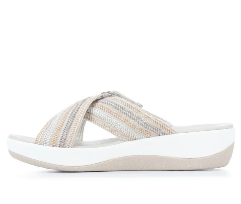 Women's Clarks Arla Wave Wedge Sandals