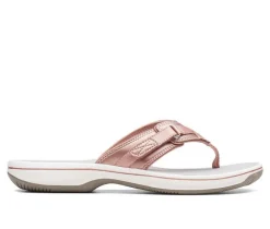Women's Clarks Breeze Sea Flip-Flops
